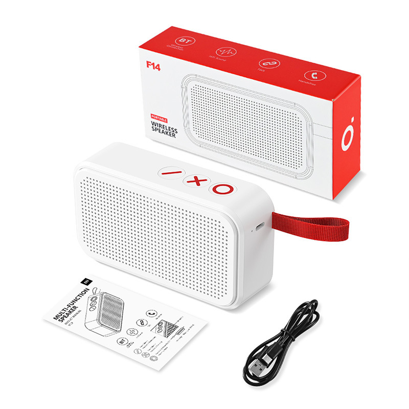 Wireless Bluetooth Speaker with Lanyard Hands-free Call Bluetooth Speaker Outdoor Portable Small Speaker Gift