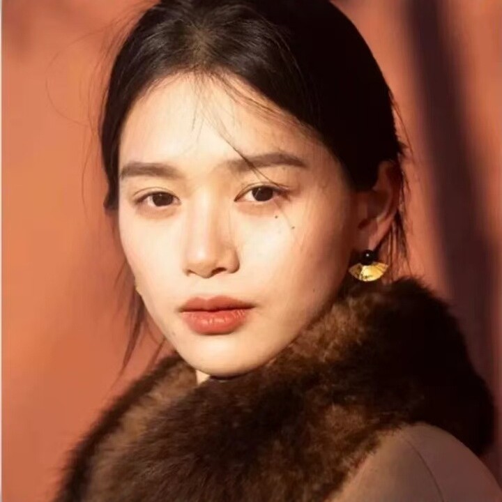 New Chinese-style fan-shaped branch earrings for women national style gold earrings wedding ear accessories stud earrings