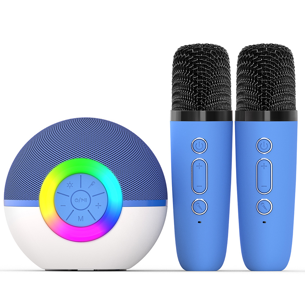 Zongxin T97 Children's Singing Machine Karaoke Bluetooth Speaker Microphone All-in-One Early Education Toy Multiple Voice Modes