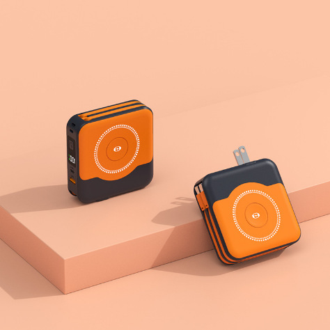 22.5W cable magnetic watch charging wireless fast charging 10000mAh power bank five-in-one with plug wall charger