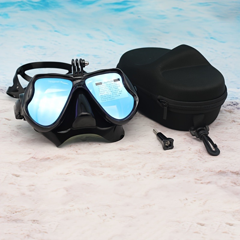 Large frame unisex snorkeling mask silicone waterproof anti-fog equipment adult diving mask with camera free diving