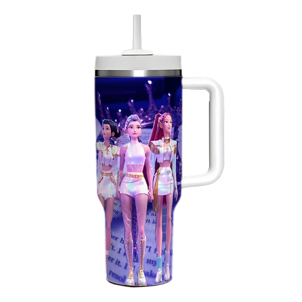 Car cup K-POP Huntrix 40oz Rumi Mira Zoey ice霸 cup