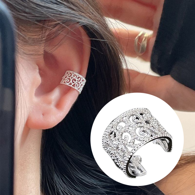 Lively Butterfly Ear Cuff No Piercing Snake Year INS Hollow Butterfly Ear Clip Small Elf Ear Cuff