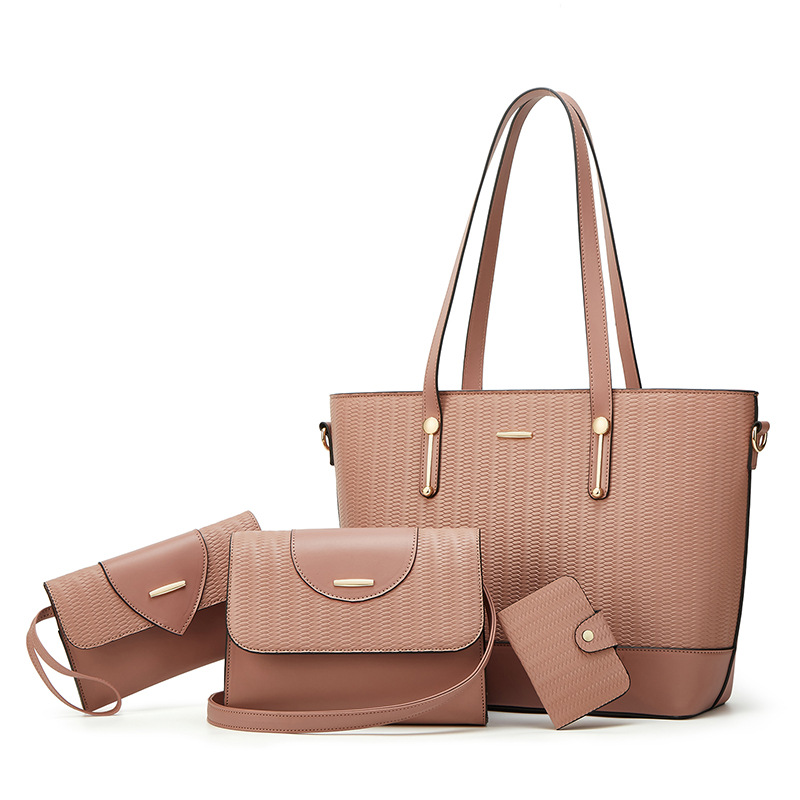 Women's bag 2026 new women's shoulder handbag crossbody mother-child bag four-piece set