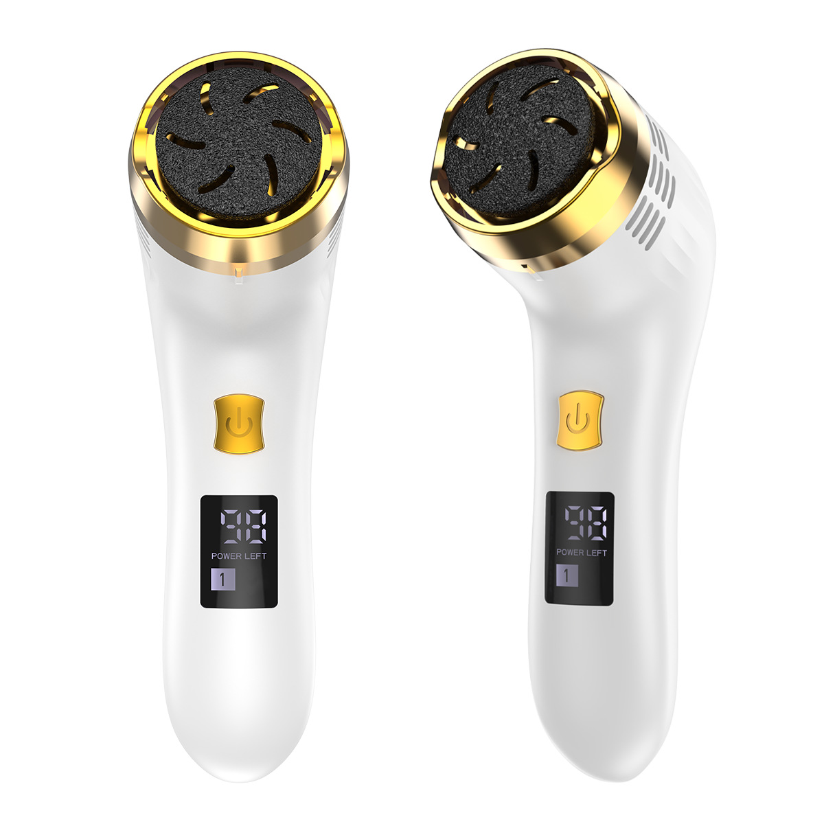 LCD digital display charging foot care device multi-head dead skin callus remover electric foot grinder portable
