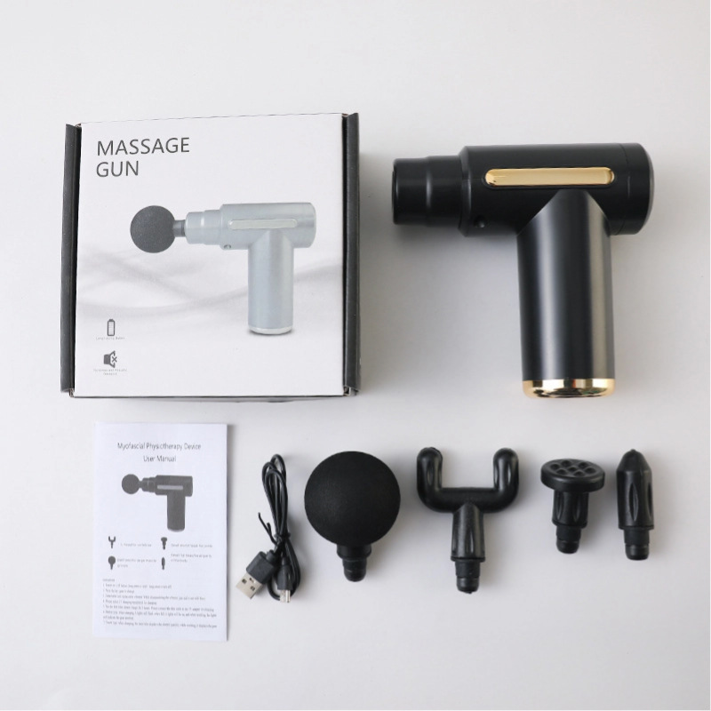 Fascia gun mini portable fitness muscle relaxation cervical massager fascia gun