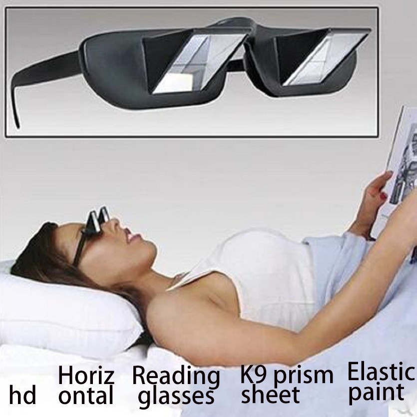 Ultra High Definition Lazy Glasses Large Medium Small Size Myopia Wearable Lazy Horizontal Glasses Lazy Reading Glasses Happy Camp