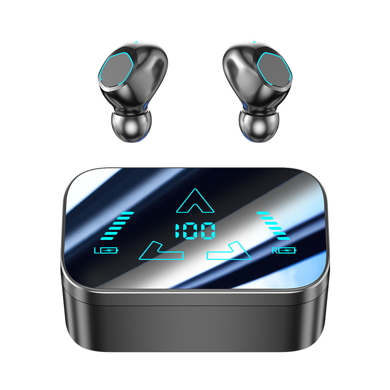 New M48 Bluetooth earphones in-ear digital display ultra-long battery life large capacity music game TWS earphones