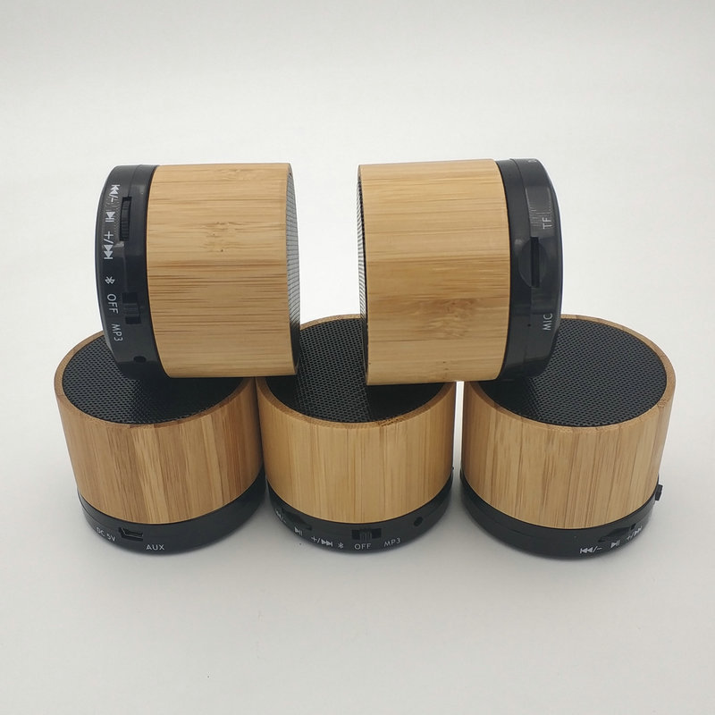 S10 wooden eco-friendly Bluetooth speaker mini bamboo wireless speaker card audio subwoofer 1