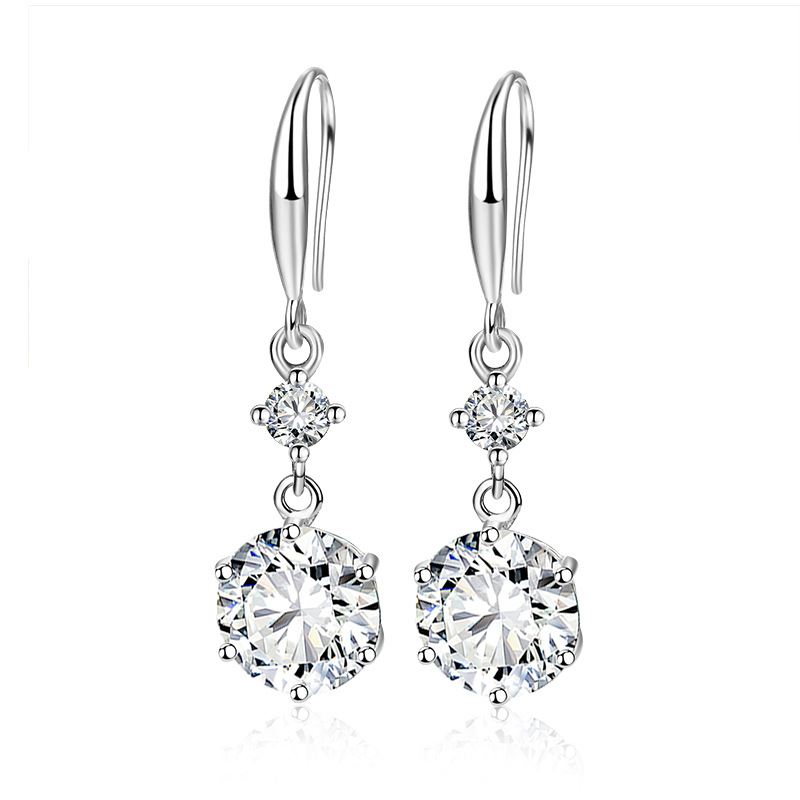 Designer earrings with diamonds, large diamond earrings