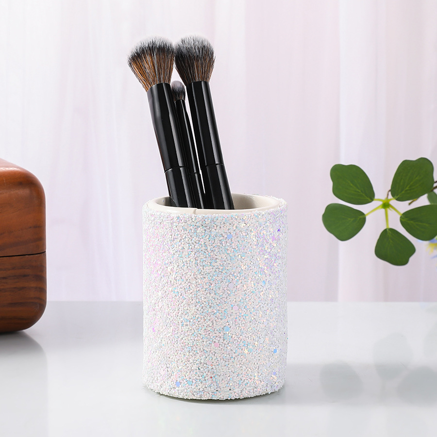 New makeup brush set foundation brush eyeshadow brush contour brush lip brush blush brush storage bucket makeup tool