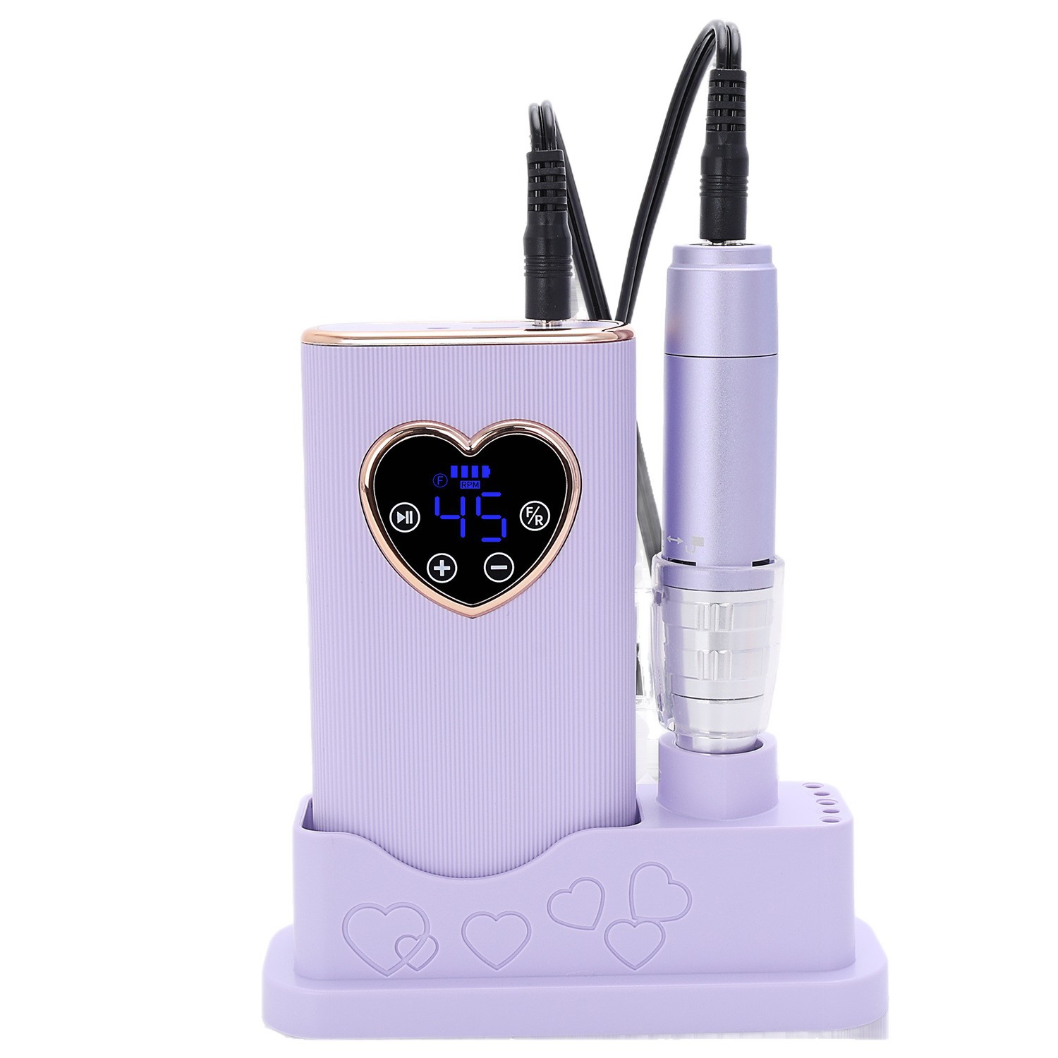 Portable Nail Drill 45000 RPM Adjustable Professional Dead Skin Remover Polisher for Nail Salon