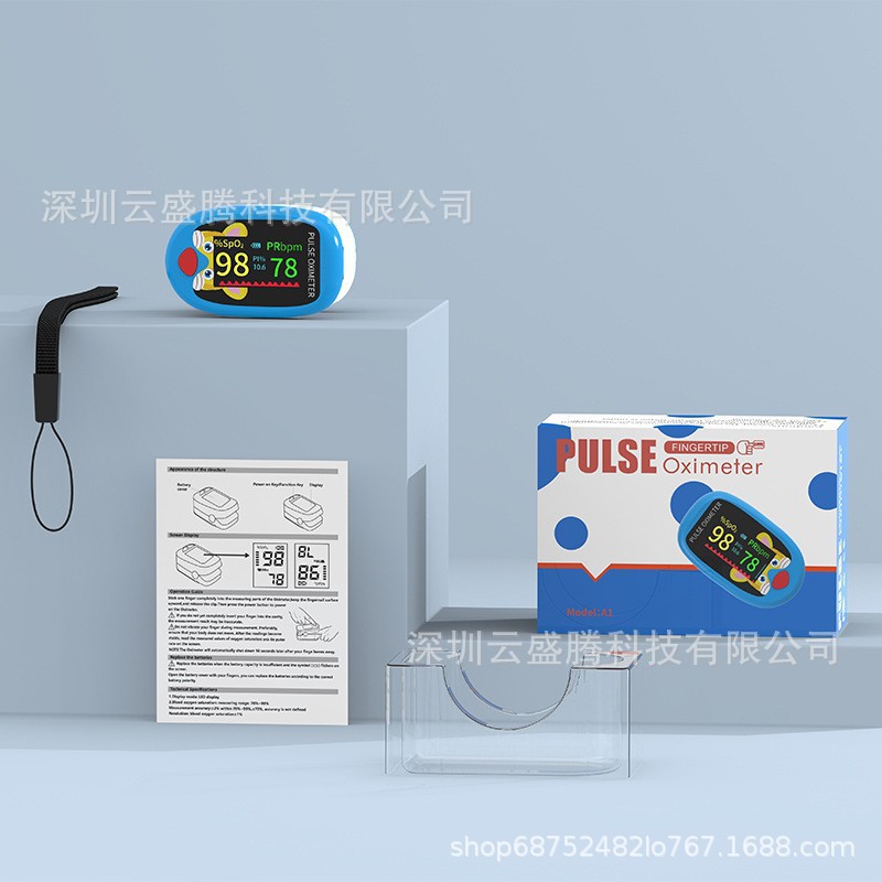 LK87 Blood Oxygen Monitor Oximeter Finger Clip Pulse Oxygen Saturation Monitor Portable