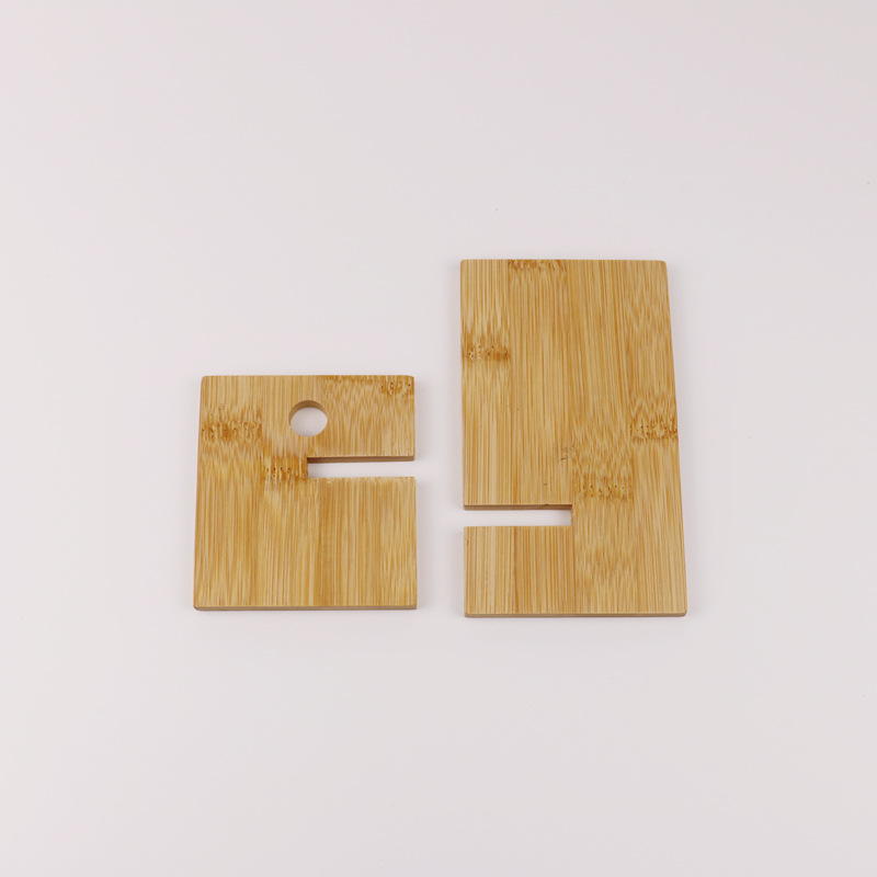 Phone stand desktop phone holder bamboo wooden phone stand tablet base advertising LOGO promotional gift