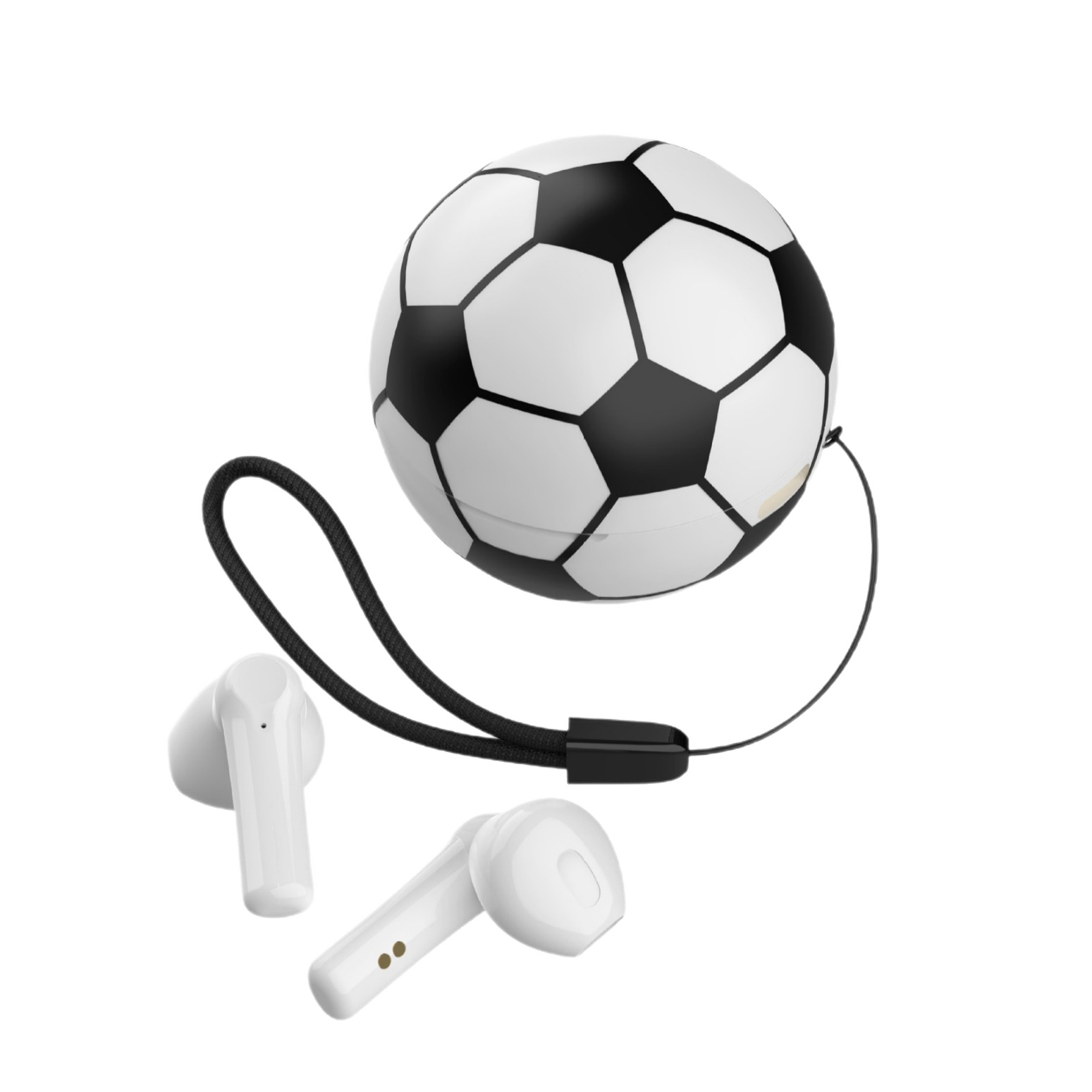 Football Bluetooth Earphones Stereo Sound Music Calls Sports Wireless Gift World Cup Wireless Earphones
