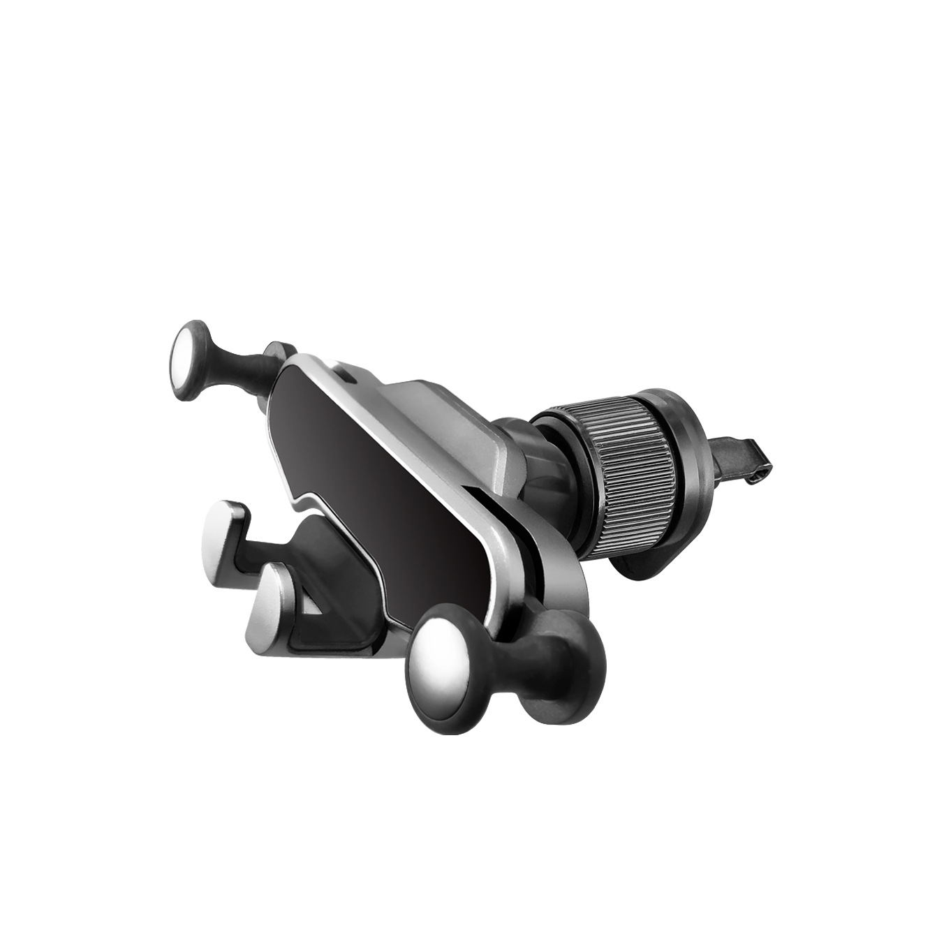 Car phone holder air vent phone navigation holder gravity retractable auto lock phone mount car new