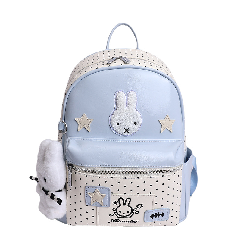 Cute Polka Dot Miffy Rabbit Backpack 2026 New Casual Commute School Bag