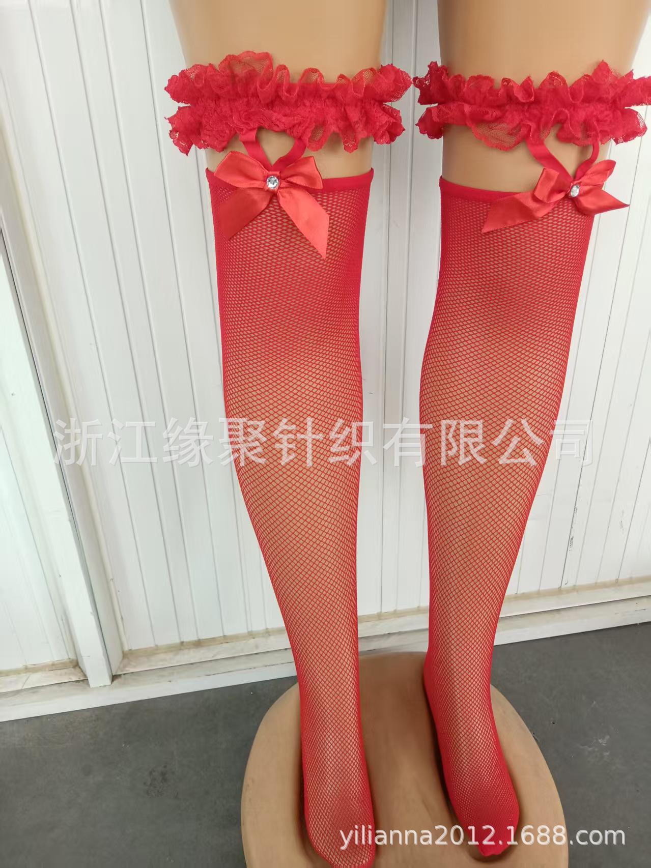 Sexy stockings, sexy black silk情趣 stockings, lace thigh-high over-knee stockings with suspenders