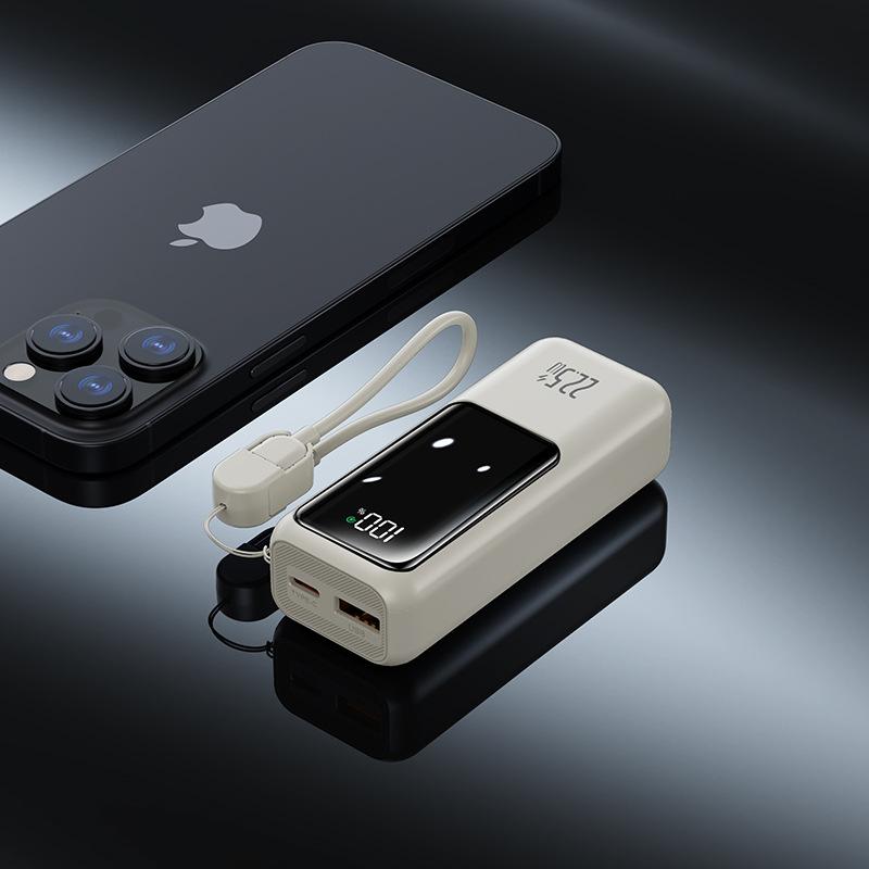 Gift 3C Fast Charging Capsule Mini Energy Stick Cable 10000mAh Power Bank Portable Mobile Power Supply