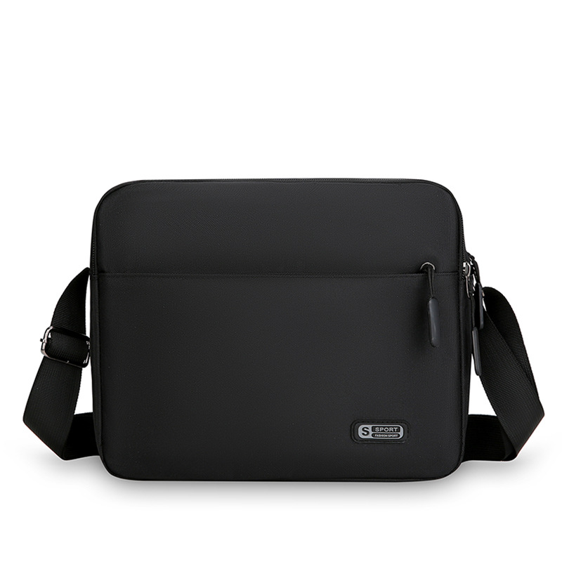 Oxford cloth men's single shoulder crossbody bag sports small bag large capacity simple casual sports backpack