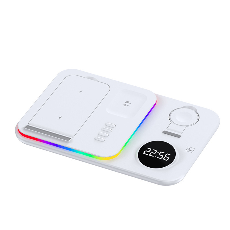 Wireless Charger 30W for Apple Samsung Huawei Phone Earphone Watch Foldable Desktop Magnetic Fast Charging
