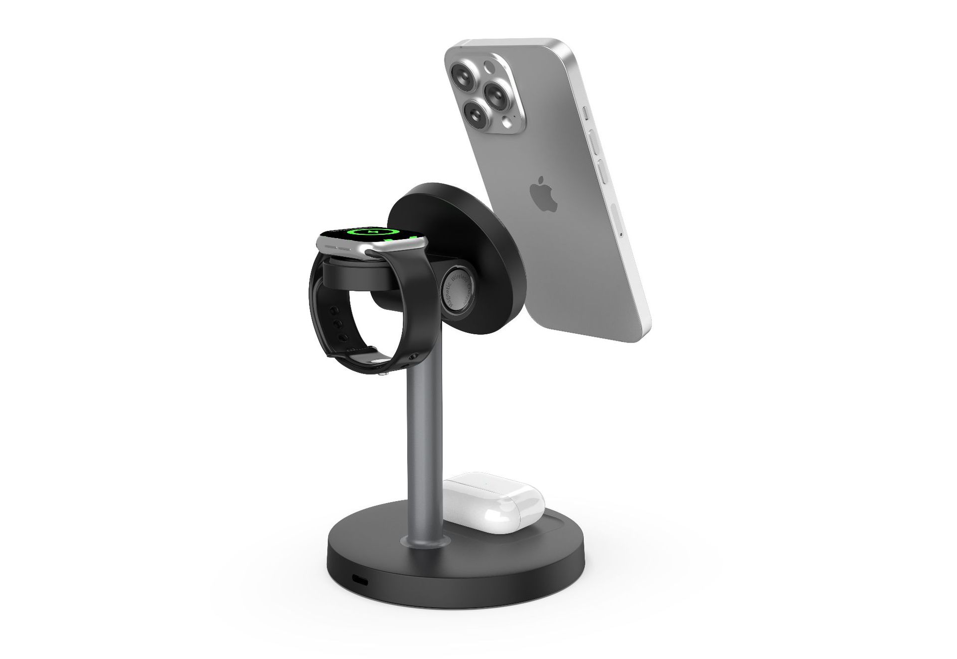 Wireless Magnetic Charger Semiconductor Cooling Phone 15W Fast Charging Three-in-One Desktop Charging Fast Charging