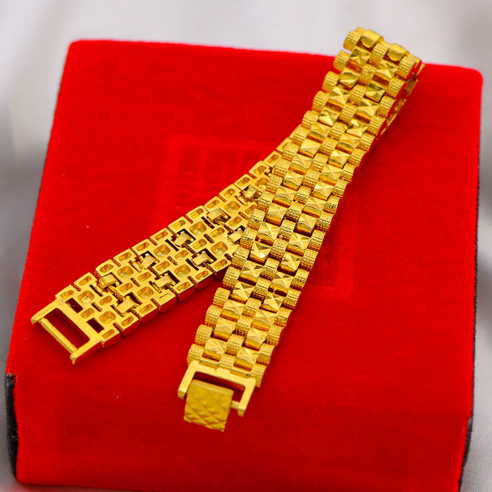 Vietnam sand gold bracelet men domineering boss chain gold-plated chain long luxury jewelry