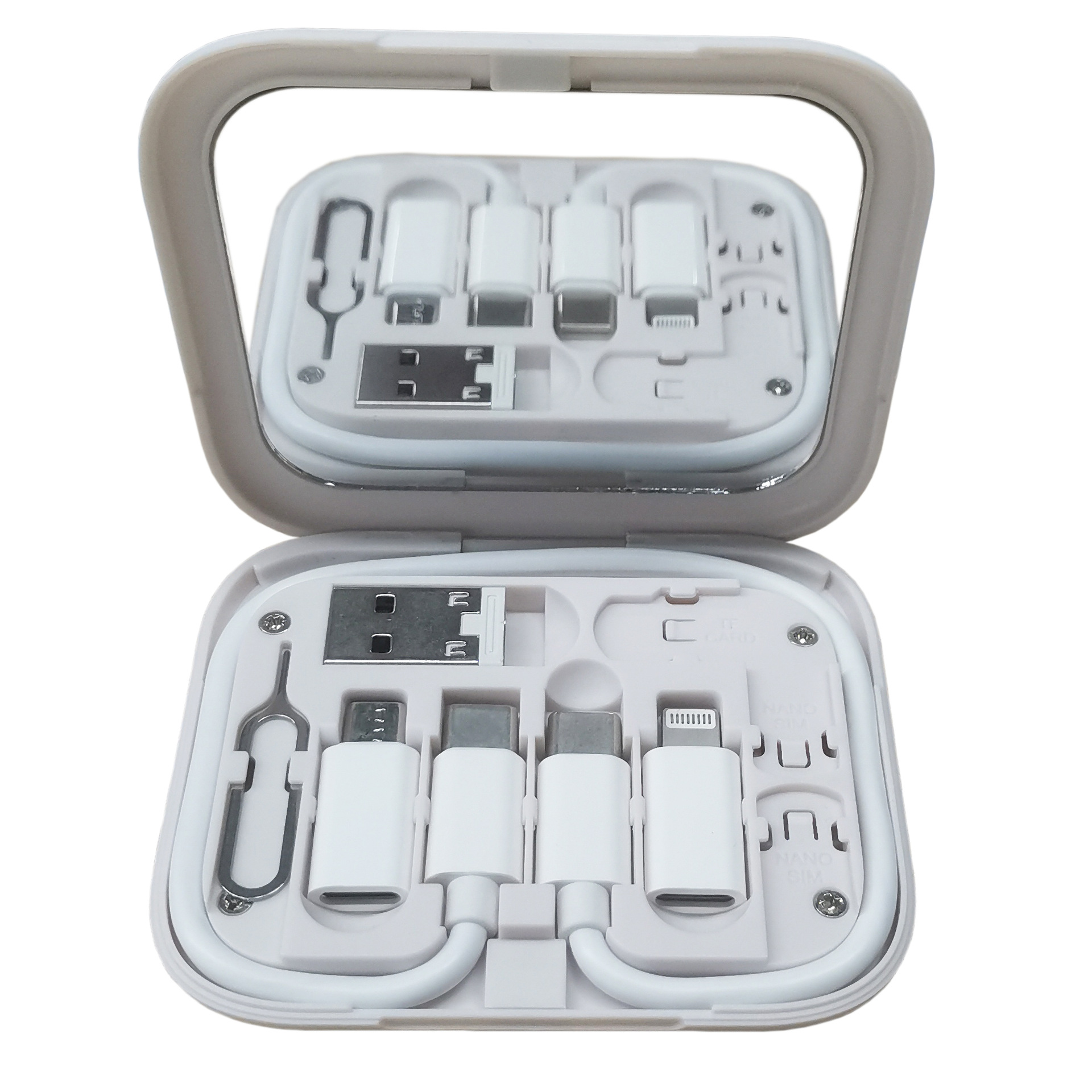 Xin Guanghui Magnetic Fast Charging Data Cable Foldable Portable Three-in-One Universal Box Type-C Charging Cable
