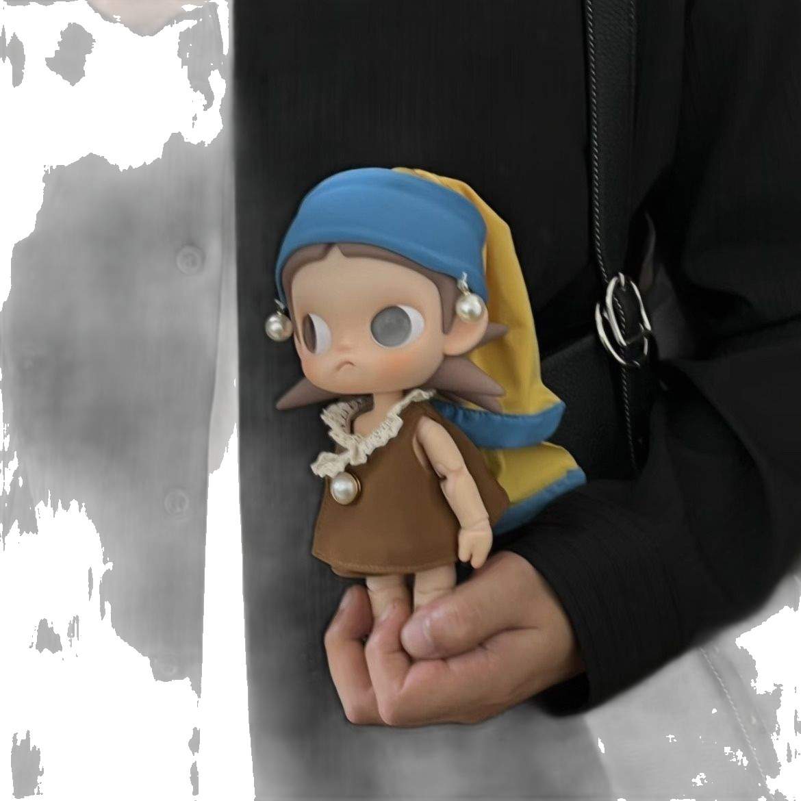 Only doll clothes] Suitable for Zsiga doll clothes movable figure 20cm Gazi sister girl with pearl earring outfit