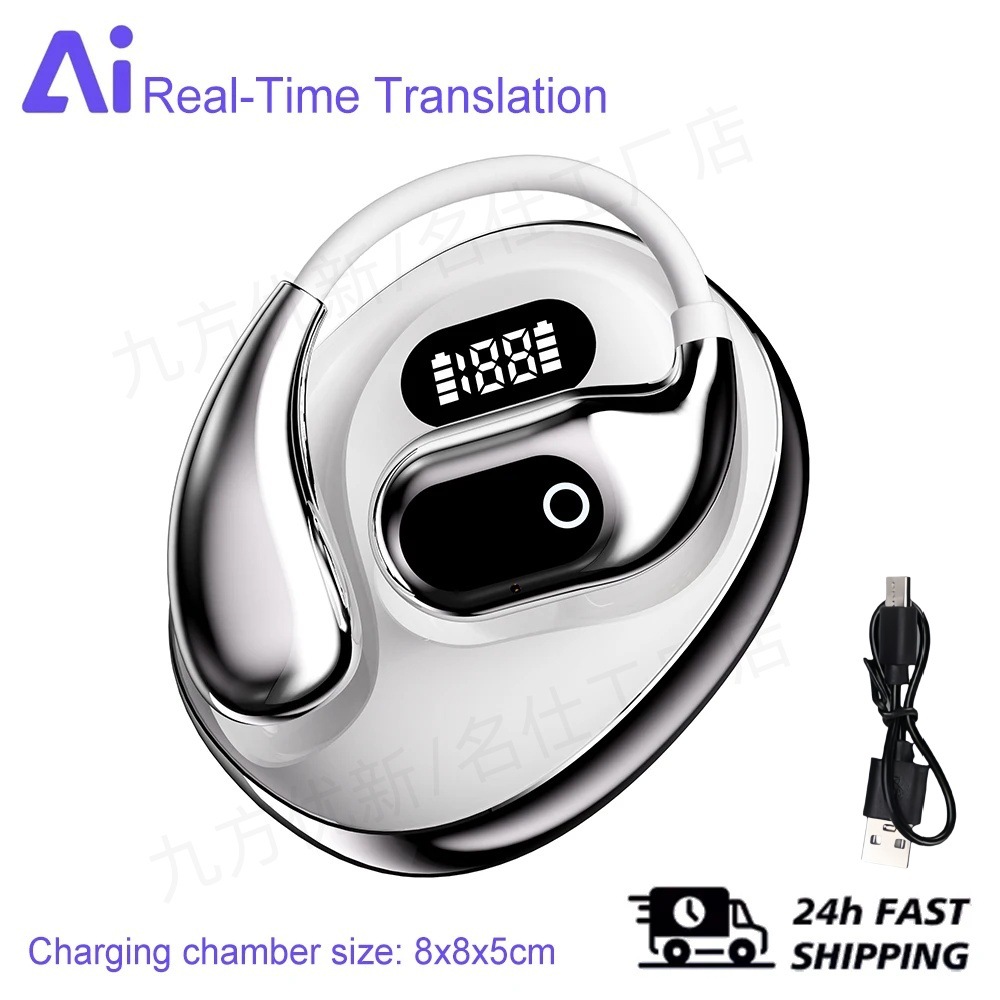 2026 New Lifetime Free AI Translation XG99 Bluetooth Headphones High Accuracy Noise Reduction OWS Open Ear
