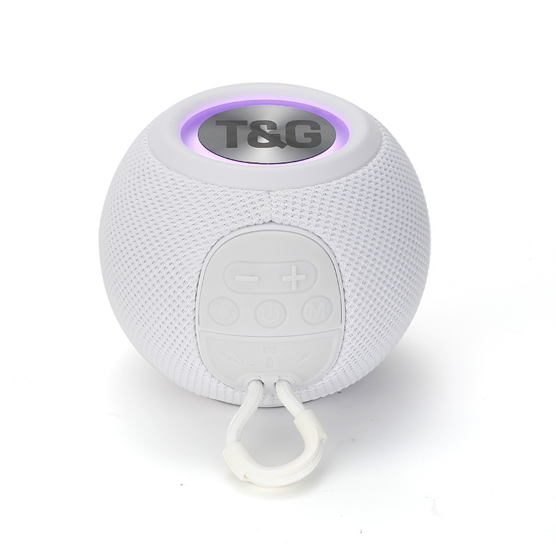 TG337 Bluetooth Speaker Wireless Colorful Light Fabric Card Slot Heavy Bass Outdoor Portable Mini Bluetooth Speaker