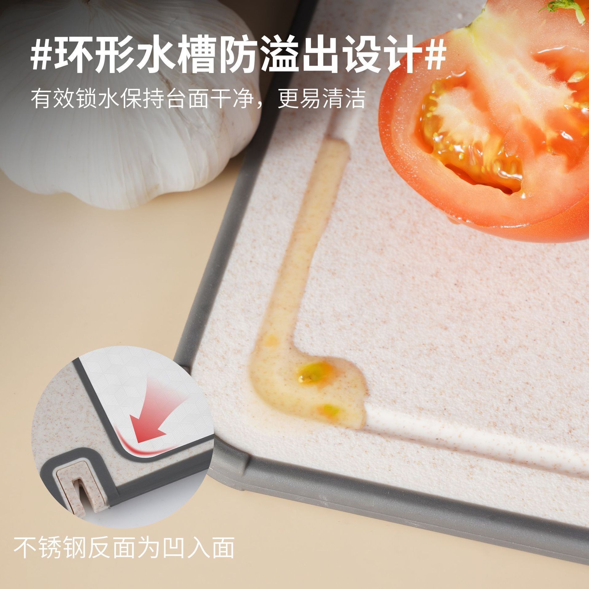 Stainless steel cutting board 304 food grade commercial kitchen chopping board easy to clean cutting board 304 stainless steel