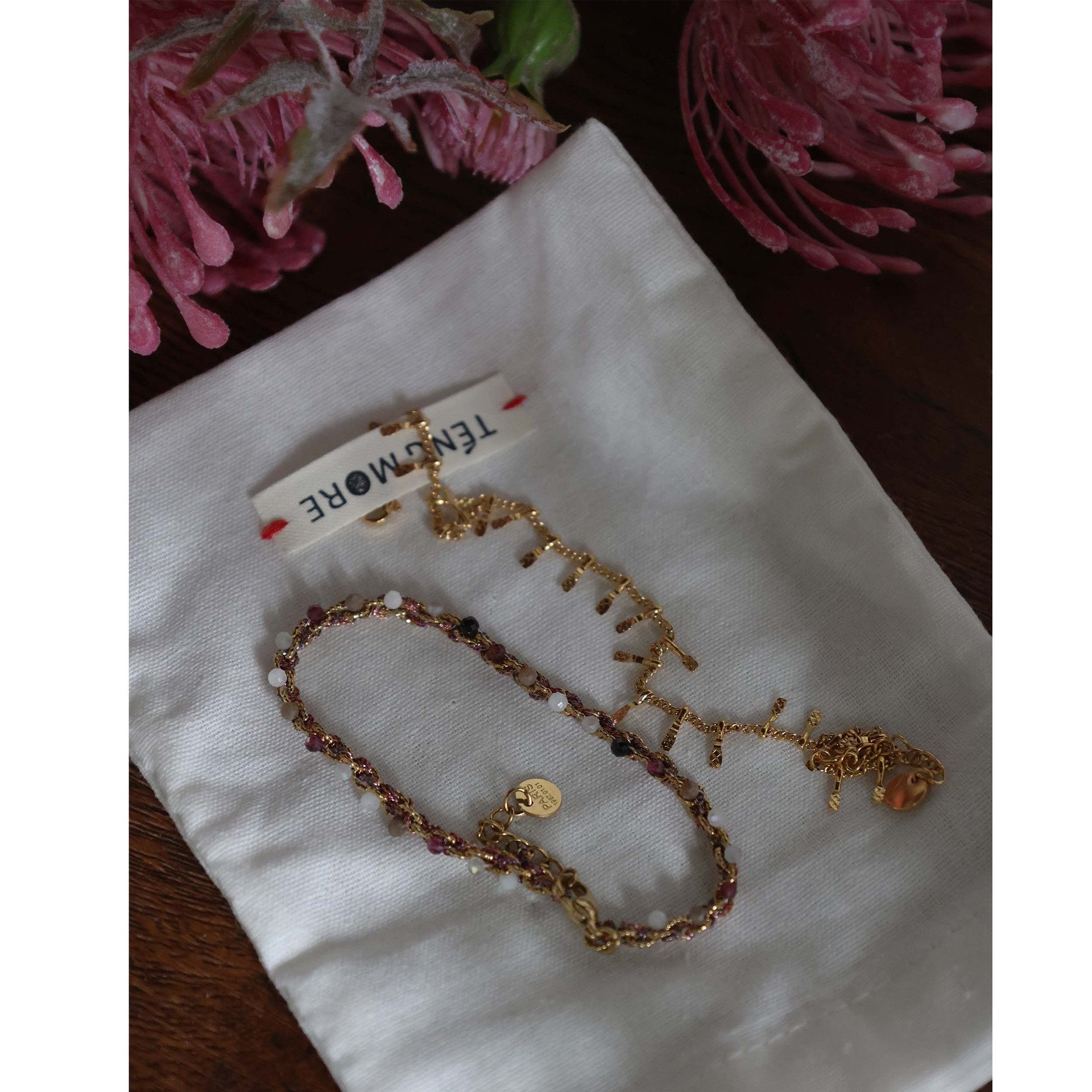 301 South France Vacation Series Handwoven Each Piece Has the Memory of Hands Long-termism Bracelet e12-9