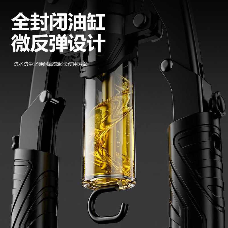 Hydraulic cylinder arm strength bar with wheel ab roller adjustable arm strength bar training arm grip chest muscle