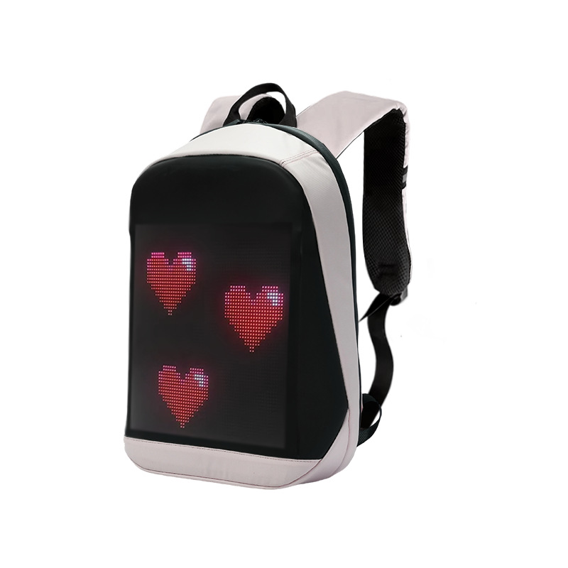 Newly Upgraded 4th-Generation Large-Screen LED Backpack App Bluetooth Advertising LED Display Backpack
