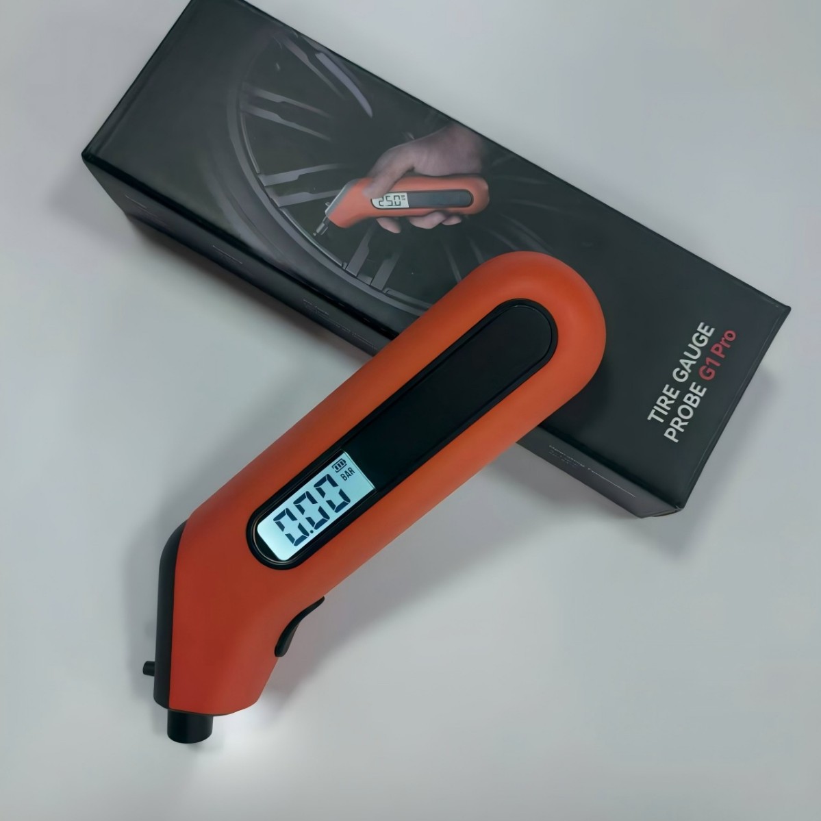 High-Precision Digital Tire Pressure Gauge Monitor Car Tire Pressure Tester Special Supply Vehicle-Mounted Electronic Tire Pressure Gauge