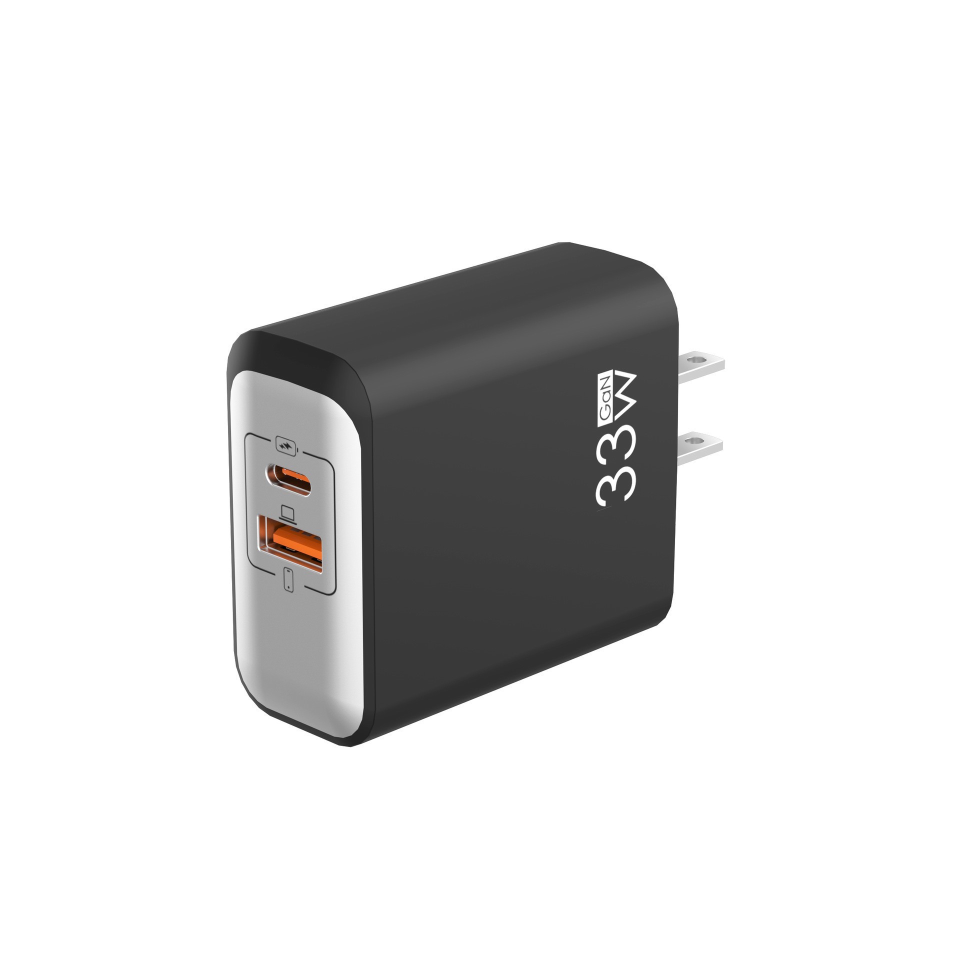 Specially certified GaN 33W notebook charger A+C British standard full protocol phone charging head