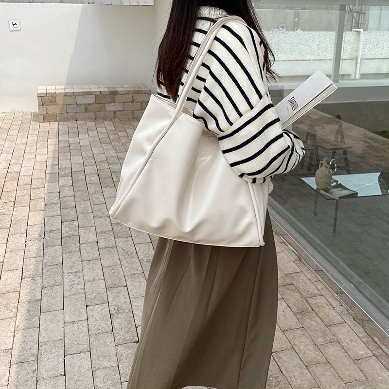 Women's Bag New Handheld Large Tote Bag Large Capacity Single Shoulder Casual Underarm Bag