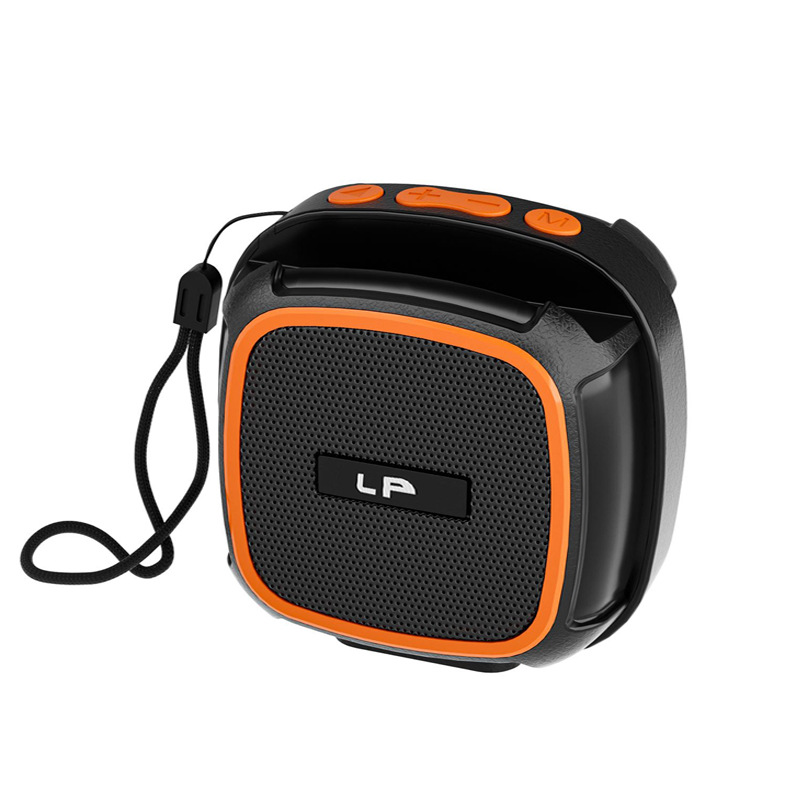 LP-V104 New Bluetooth Speaker Bass Desktop Portable Phone Stand Mini Wireless Card Audio