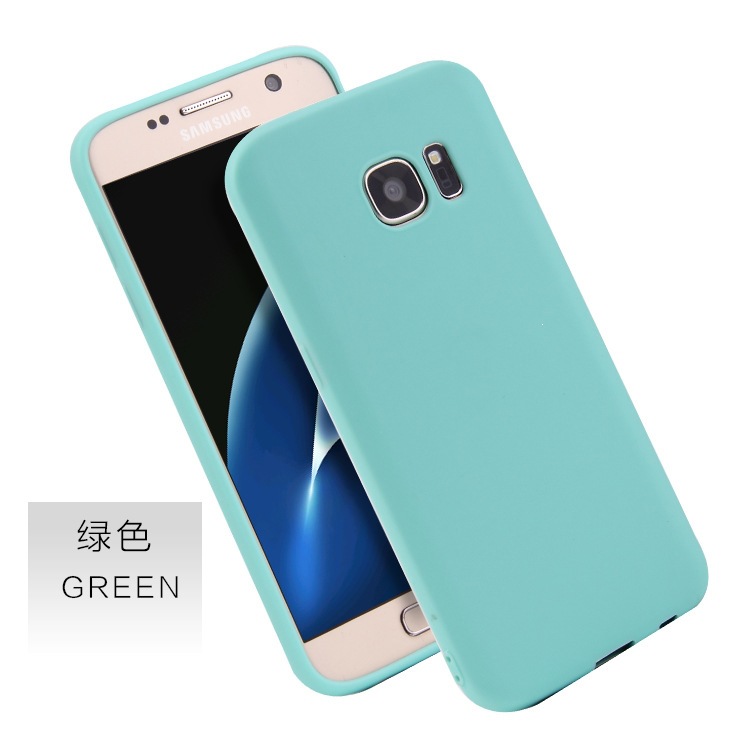 Applicable for Samsung S7 Phone Case Candy Color S8 Anti-Fall S6edge Full Wrap A720 Protective Case
