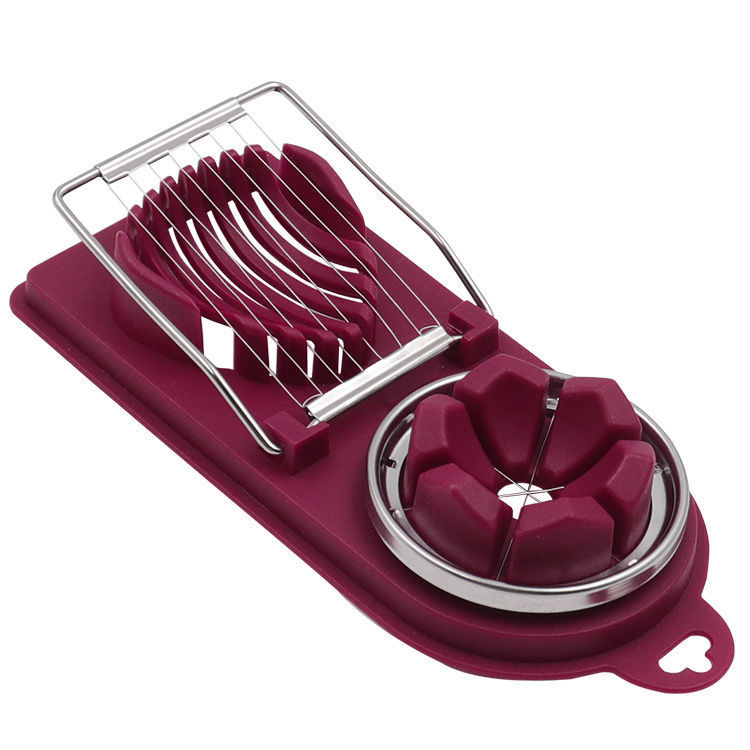 2-in-1 egg slicer, egg cutter, preserved egg, fruit slicer, kitchen gadget set