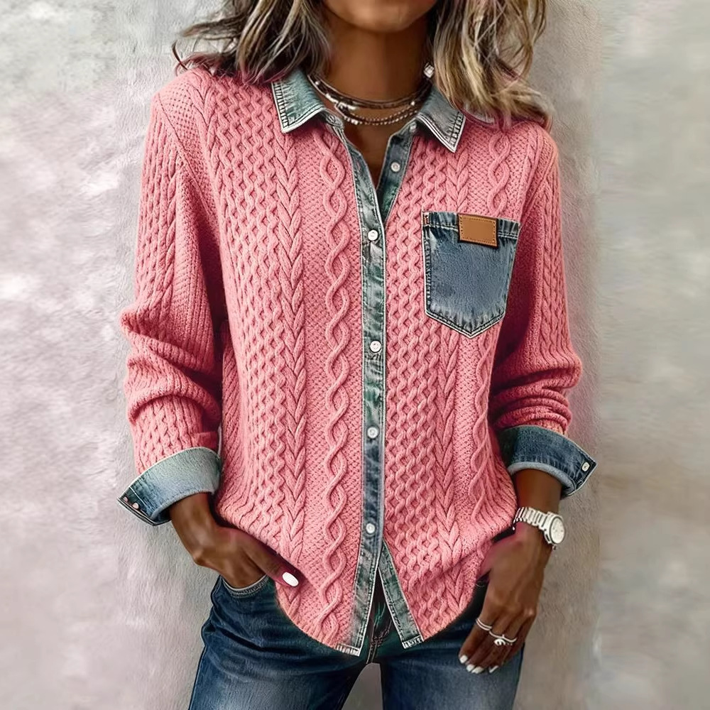 2025 Independent Station Summer Women's Plaid Print Long Sleeve Shirt