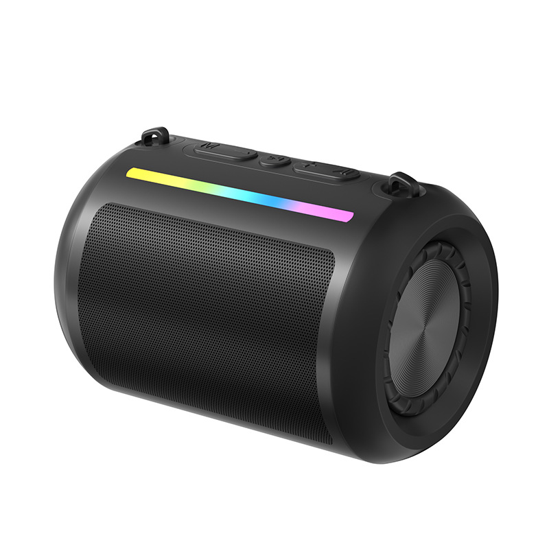 New Bluetooth speaker subwoofer wireless portable outdoor loud high-quality sound plug-in card audio small steel cannon