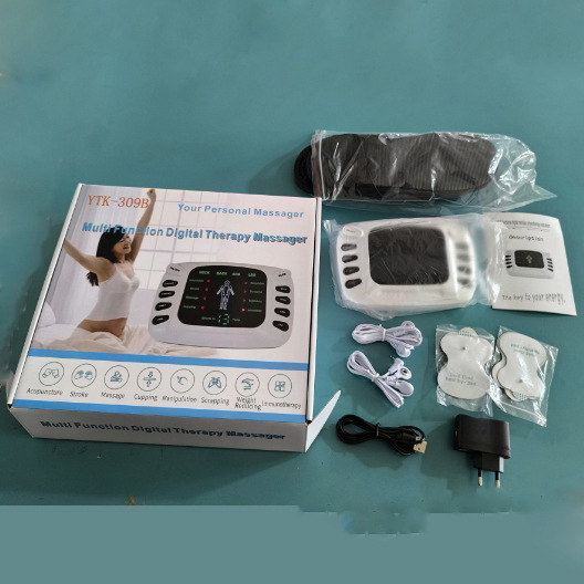 Multifunctional EMS foot massager home digital electrode pad mini pulse cervical physiotherapy patch