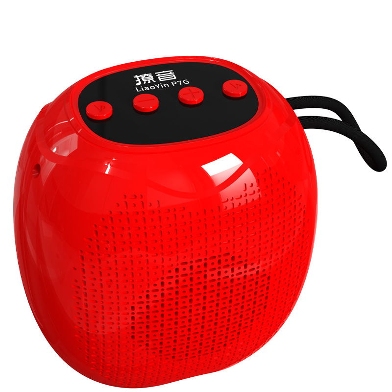 New P7G wireless Bluetooth speaker outdoor portable plug-in card desktop gift AI translation speaker TWS