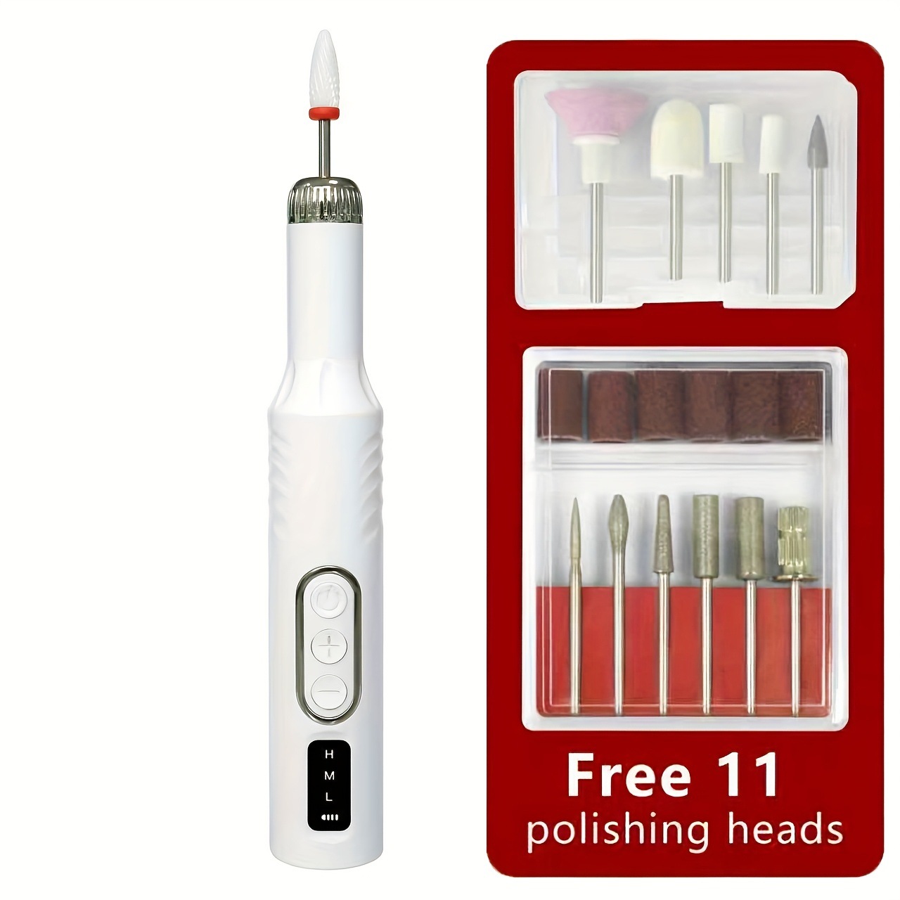 New product electric nail polishing machine small polishing nail remover nail machine remove dead skin set nail file quiet