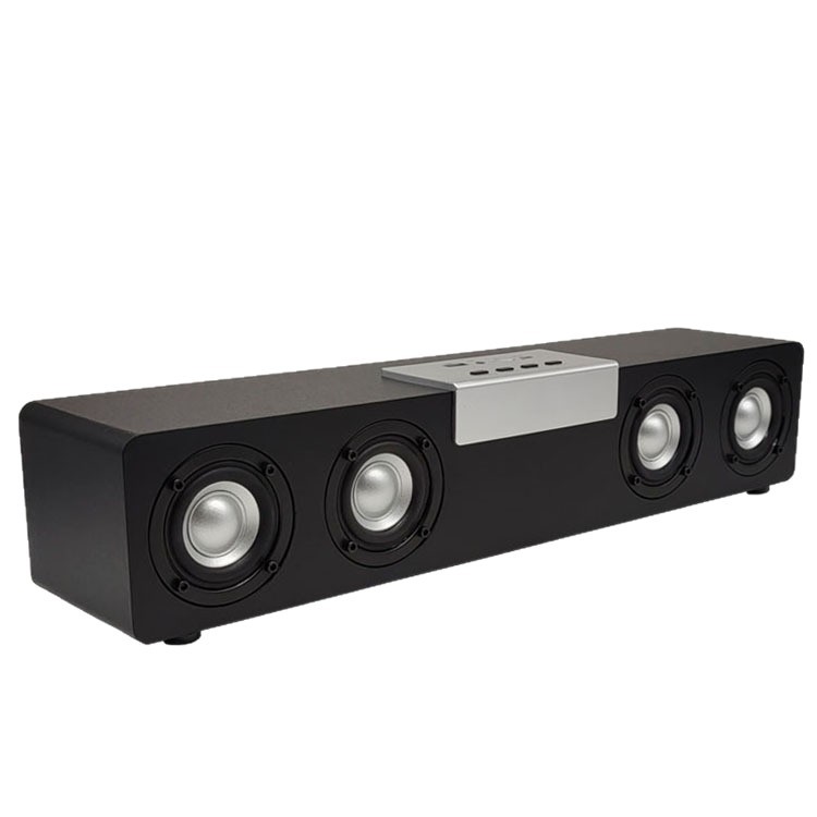 Bluetooth Speaker Wooden High Power 2.0 Subwoofer Audio Home TV Soundbar