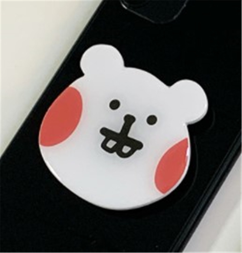 Korean Mellowus Phone Stand Cartoon Foldable Resin Acrylic Airbag Telescopic Portable