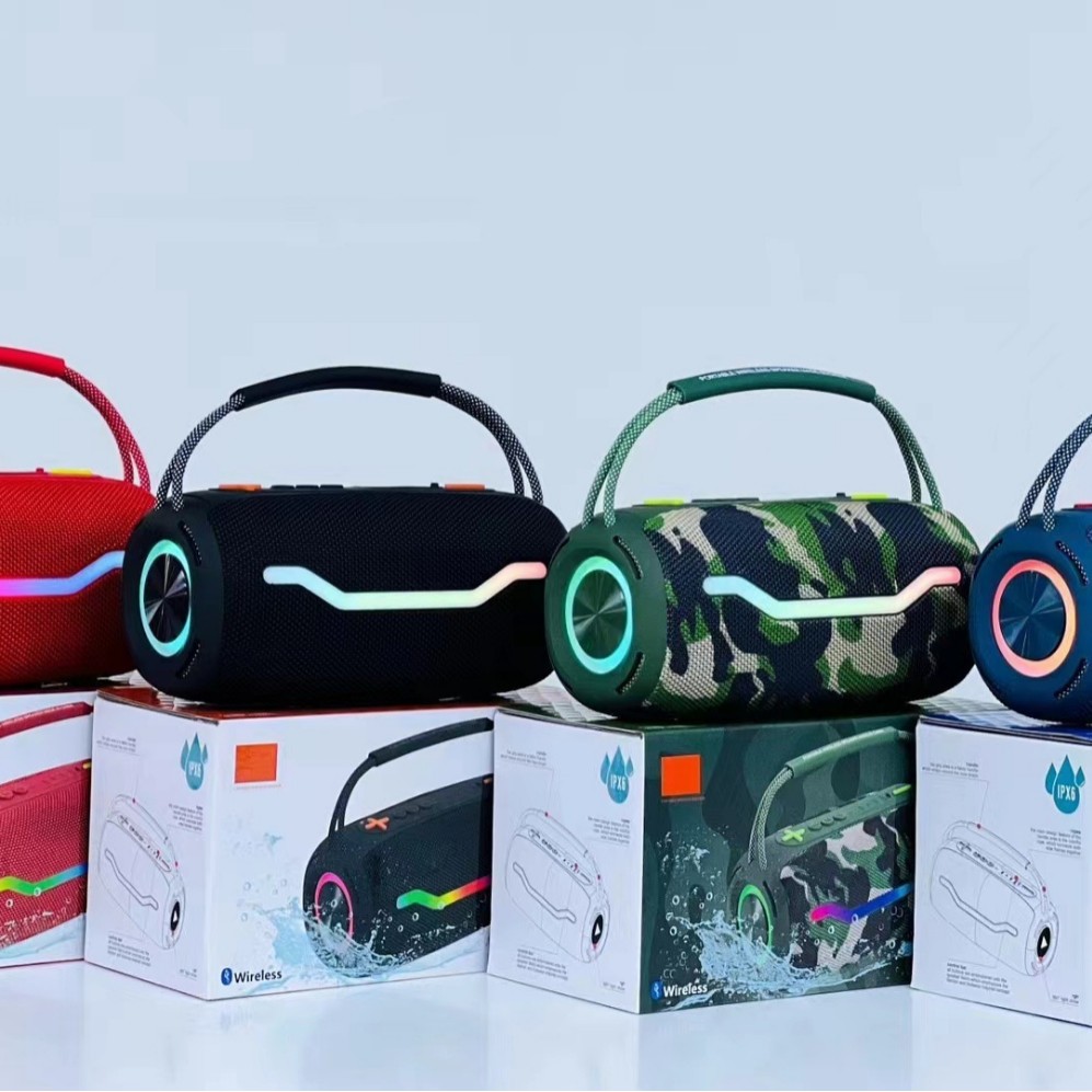 BOOMBOX520JB Home Portable Bluetooth Audio Waterproof Card Subwoofer High Power Outdoor Speaker