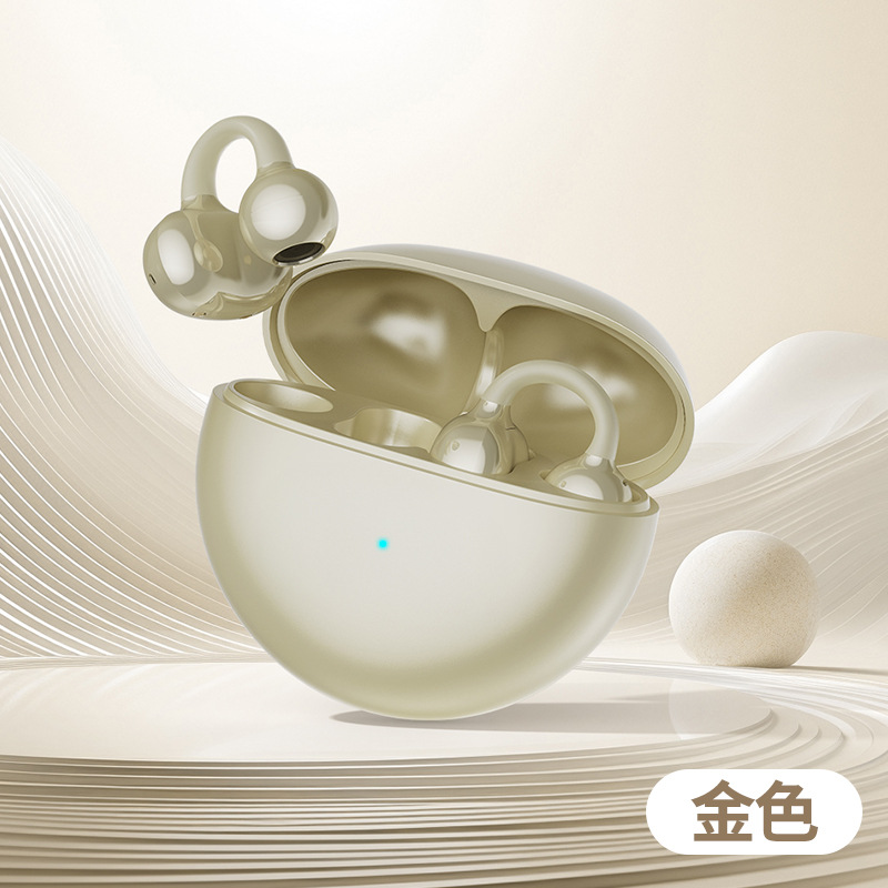Wireless Bluetooth Earbuds Ear-clip Bone Conduction Open-ear Sports Running High Sound Quality Ultra-long Battery Life Berlin Noise Reduction